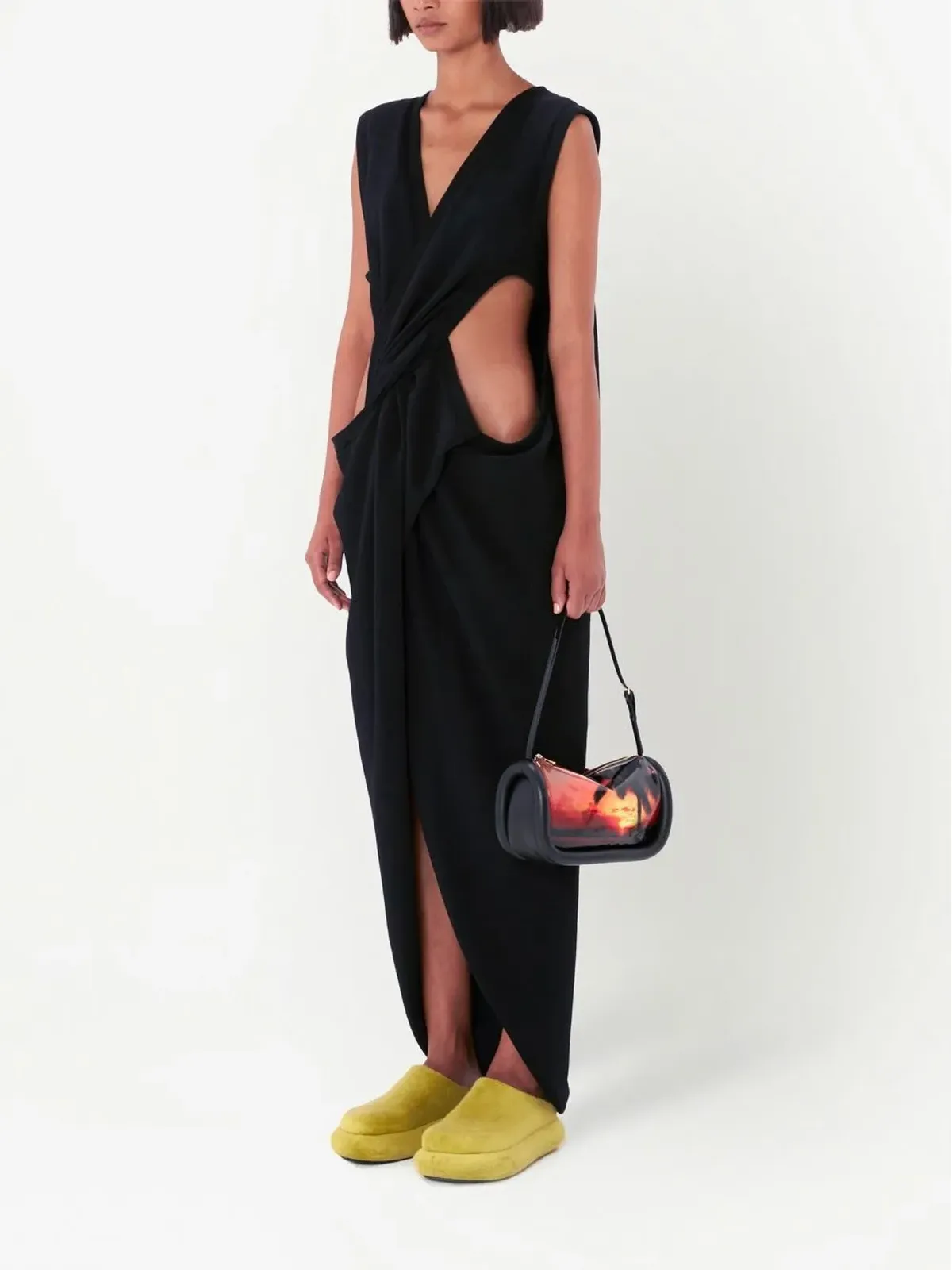 JW Anderson ツイストフロント マキシドレス - 画像4