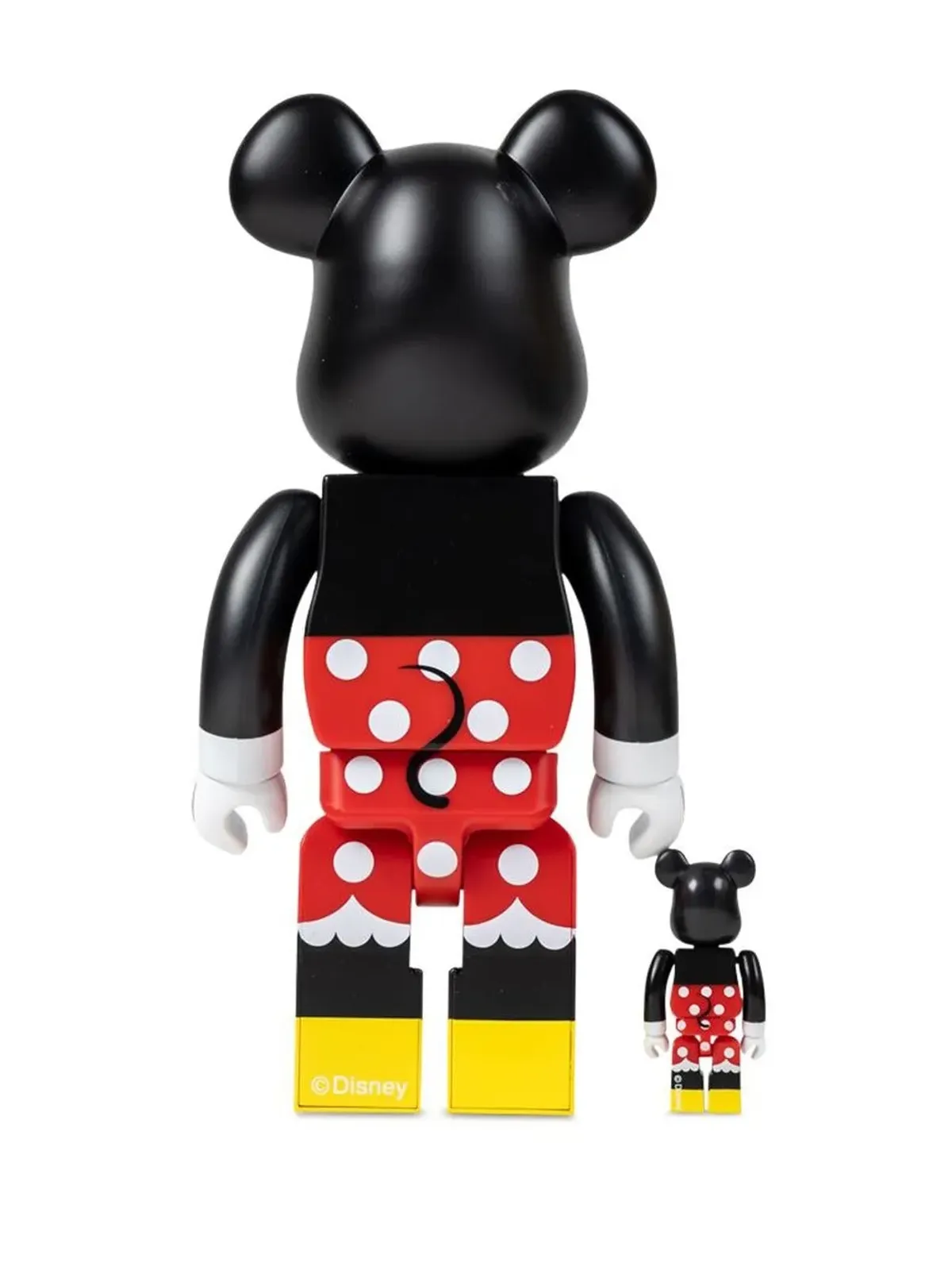 MEDICOM TOY x ディズニー ミニー・マウス BE@RBRICK フィギュアセット - ブラック - 画像2