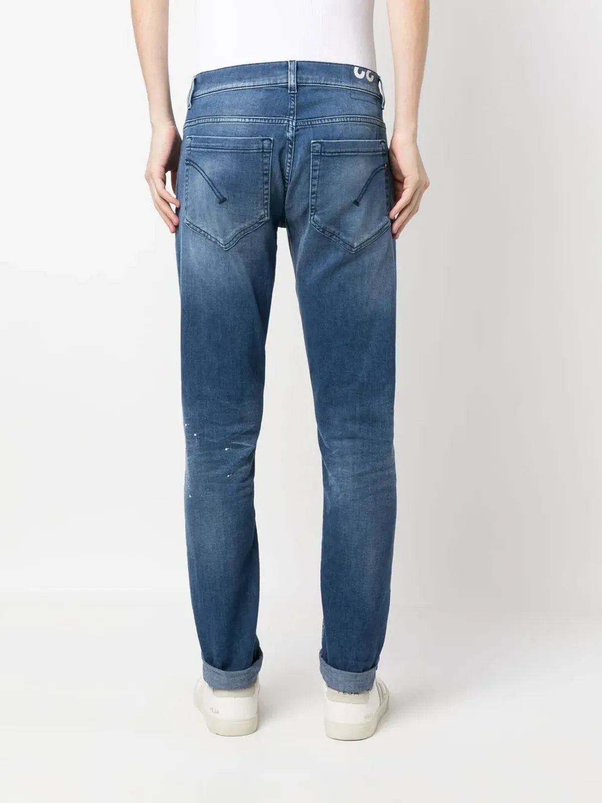 DONDUP ヒゲ加工デニムジーンズ - 画像4