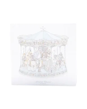 Atelier Choux パターン入りインターシャニットブランケット - サムネイル1