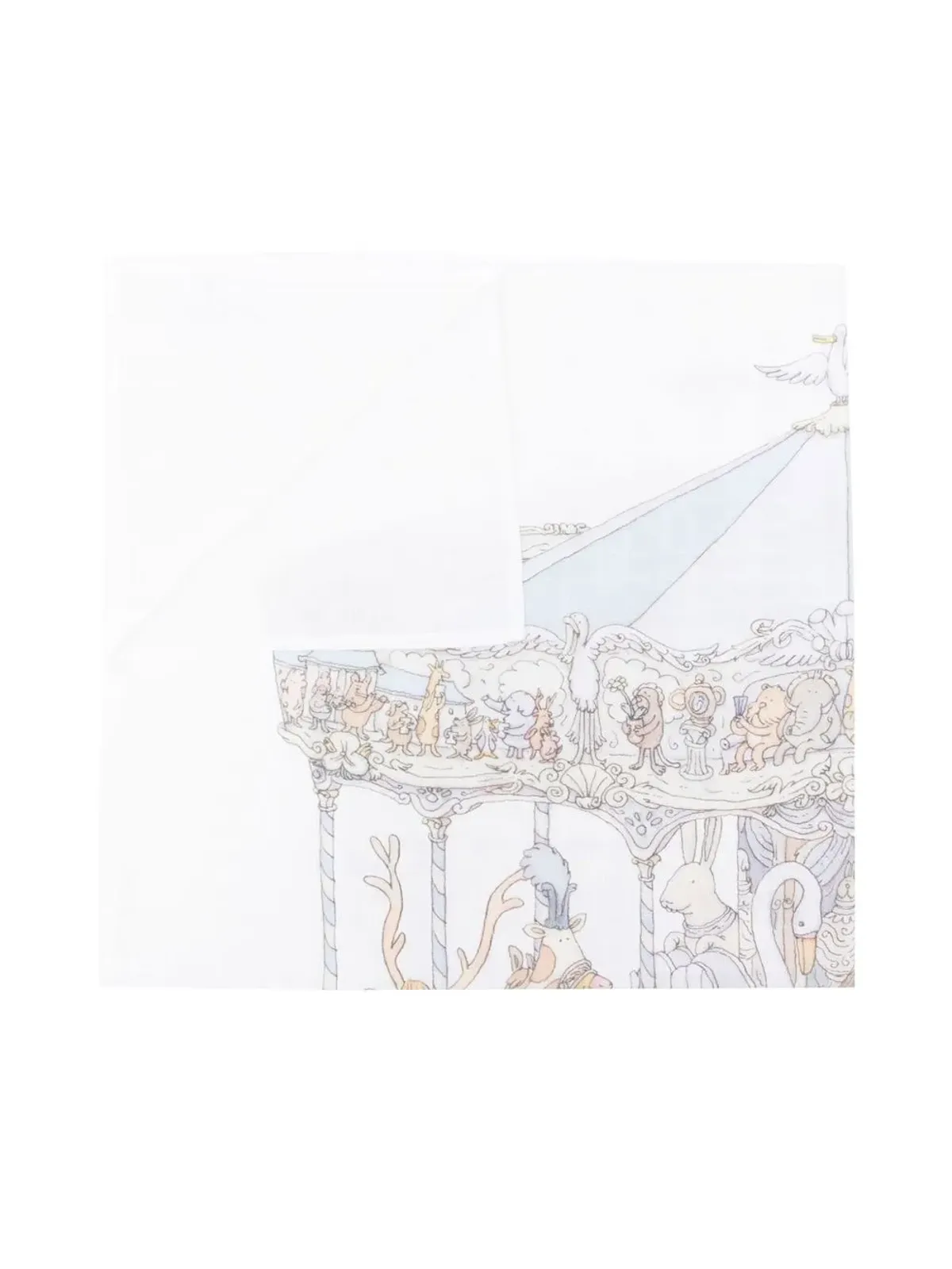 Atelier Choux パターン入りインターシャニットブランケット - 画像2