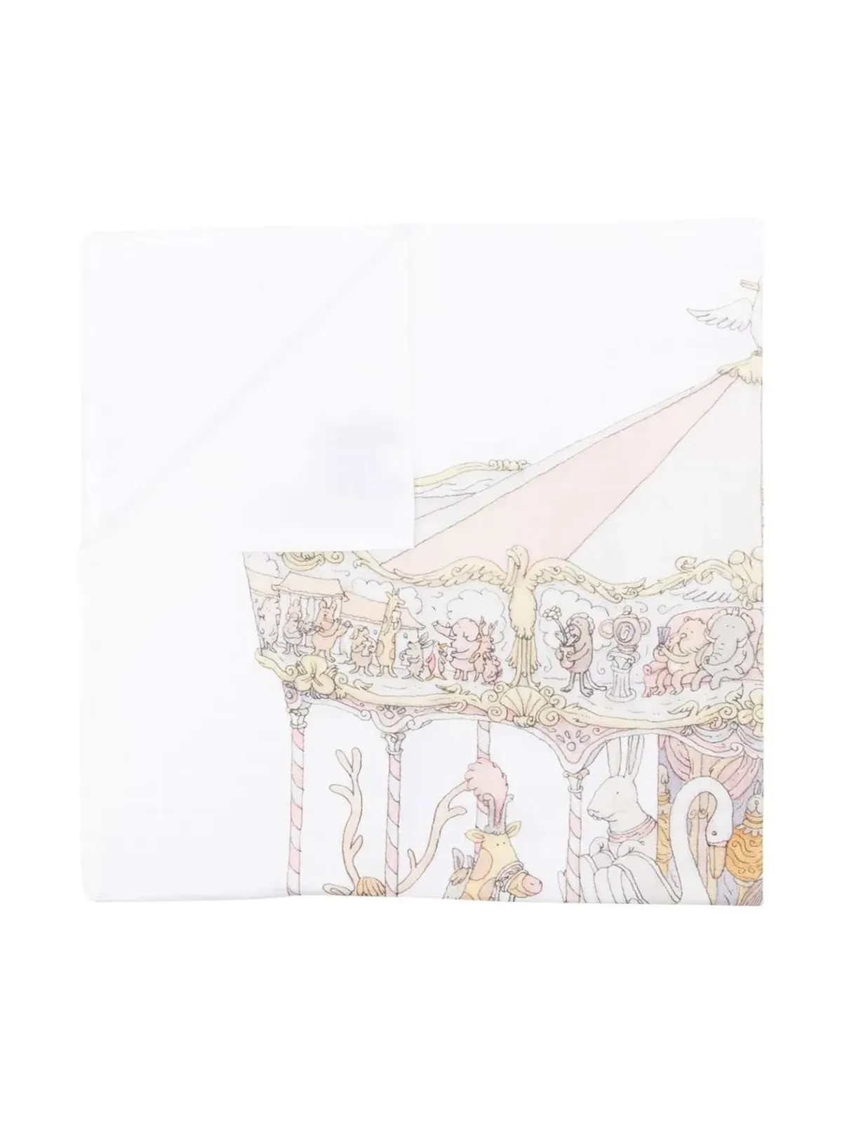 Atelier Choux パターン柄インターシャブランケット - 画像2