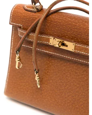 Hermès Pre-Owned ミニ ケリー セリエ ツーウェイ バッグ - Brown - サムネイル4