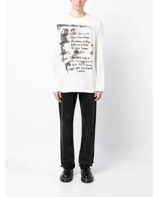 Yohji Yamamoto ピグメント ロングスリーブ Tシャツ - サムネイル2