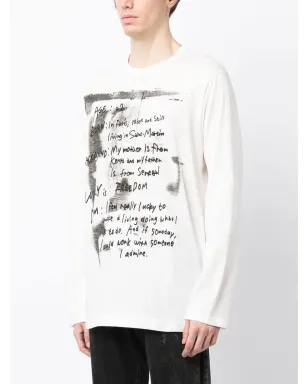 Yohji Yamamoto ピグメント ロングスリーブ Tシャツ - サムネイル3