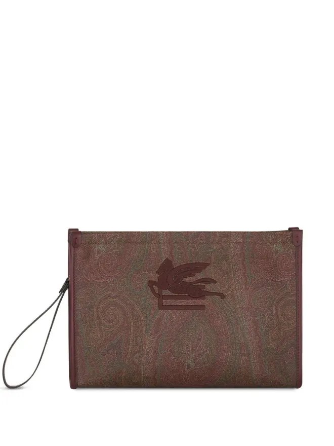 ETRO ETRO ペイズリープリント刺繍ポーチの商品画像