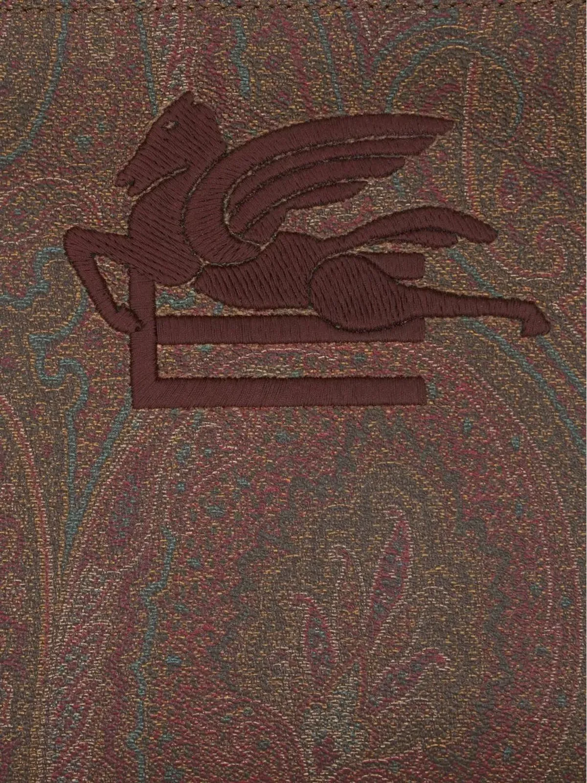 ETRO ペイズリープリント刺繍ポーチ - 画像4