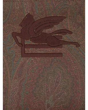 ETRO ペイズリープリント刺繍ポーチ - サムネイル4