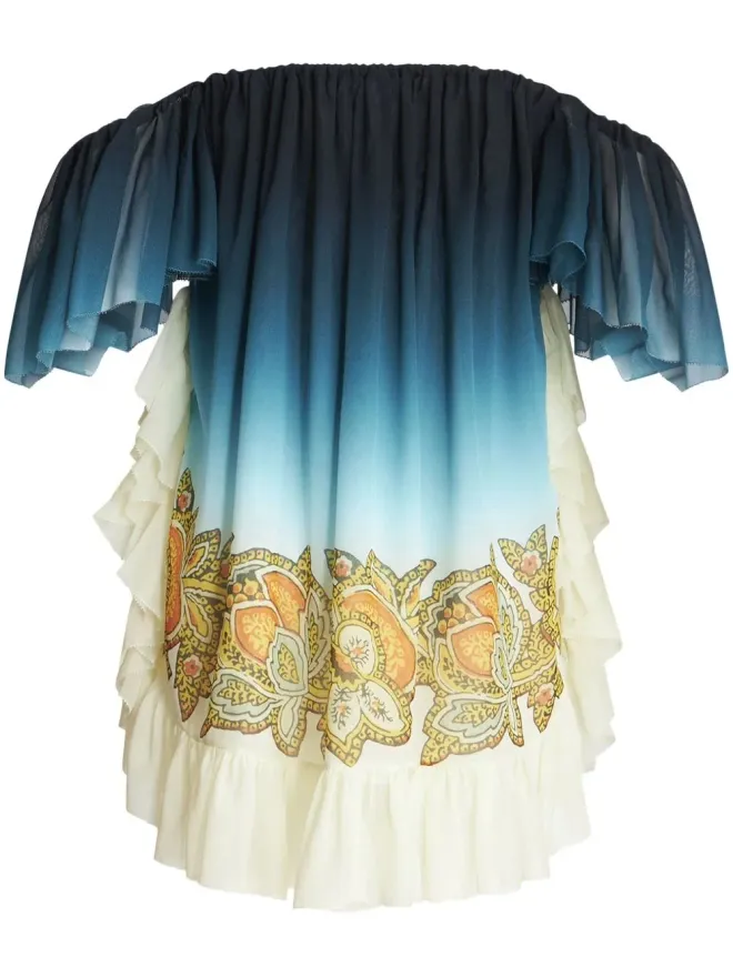 ETRO ETRO ペイズリープリントシルクドレスの商品画像