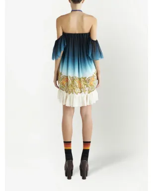ETRO ペイズリープリントシルクドレス - サムネイル3
