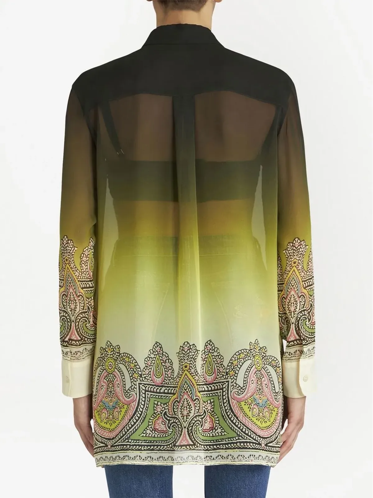 ETRO ペイズリー柄シルクシャツ - 画像4