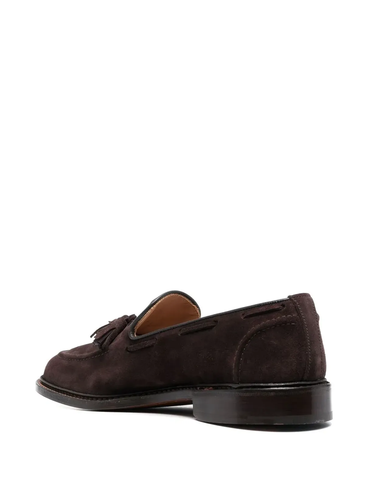 Tricker's エルトン タッセルディテール ローファー（ブラウン） - 画像3