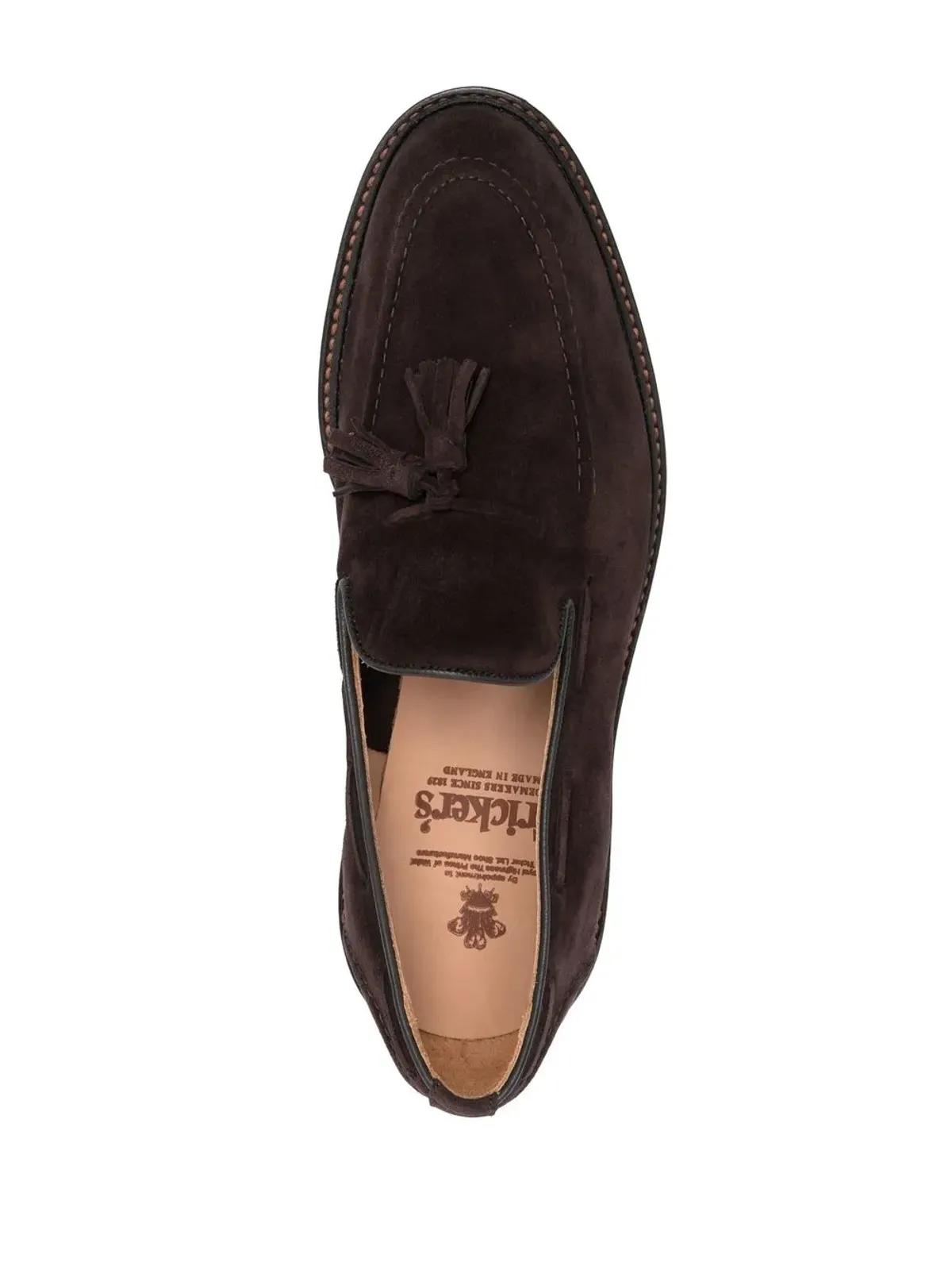Tricker's エルトン タッセルディテール ローファー（ブラウン） - 画像4