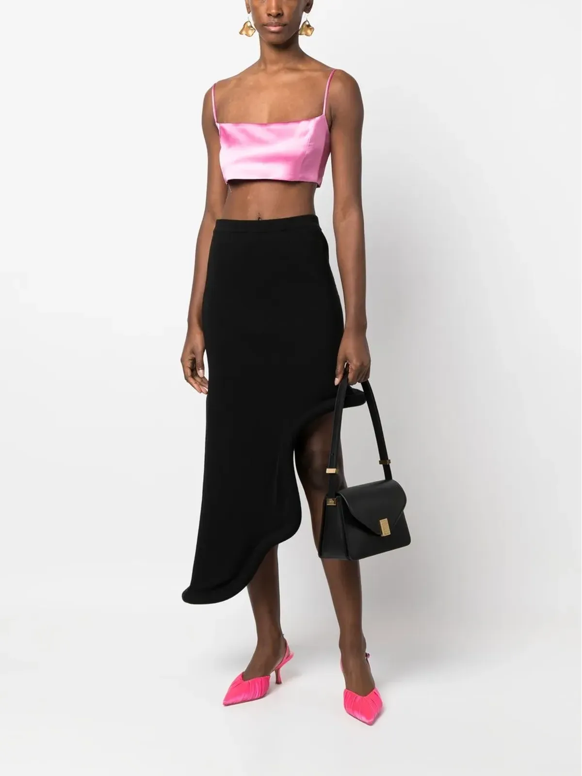 Lanvin ランバン スタッズドレザーショルダーバッグ - 画像2