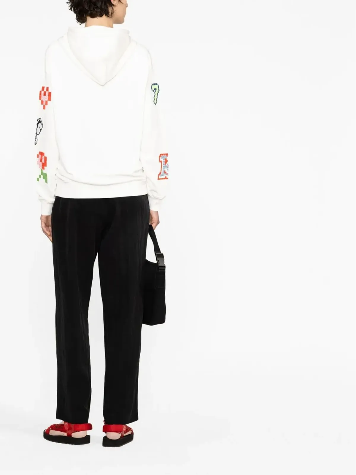 Kenzo グラフィックプリント ドローストリングフーディー - 画像4