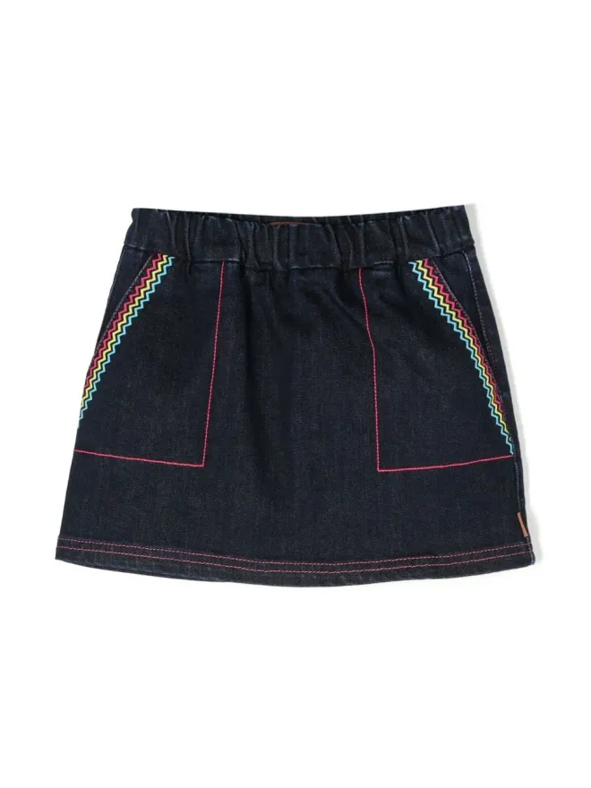 Missoni Kids Missoni Kids ジグザグ刺繍スカートの商品画像