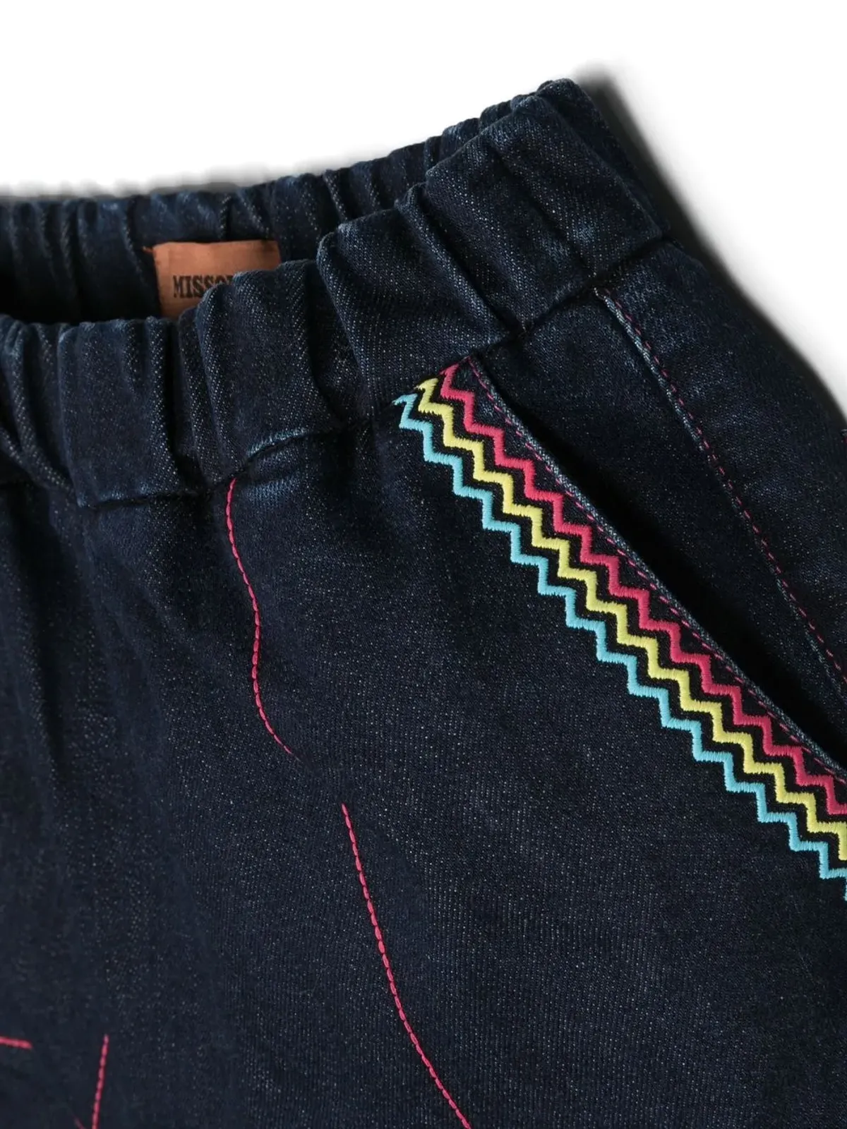 Missoni Kids ジグザグ刺繍スカート - 画像3