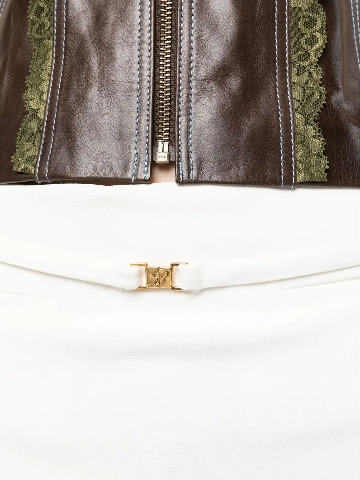 Blumarine バックル付きベルトスカート - 画像5