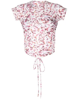 MARANT ÉTOILE JuviaオープンバックTシャツ - サムネイル1