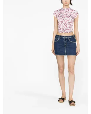 MARANT ÉTOILE JuviaオープンバックTシャツ - サムネイル2