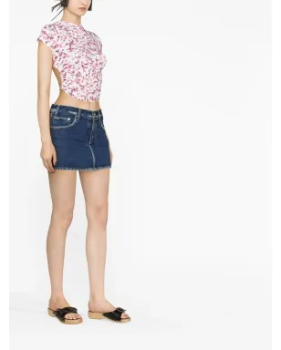 MARANT ÉTOILE JuviaオープンバックTシャツ - サムネイル4