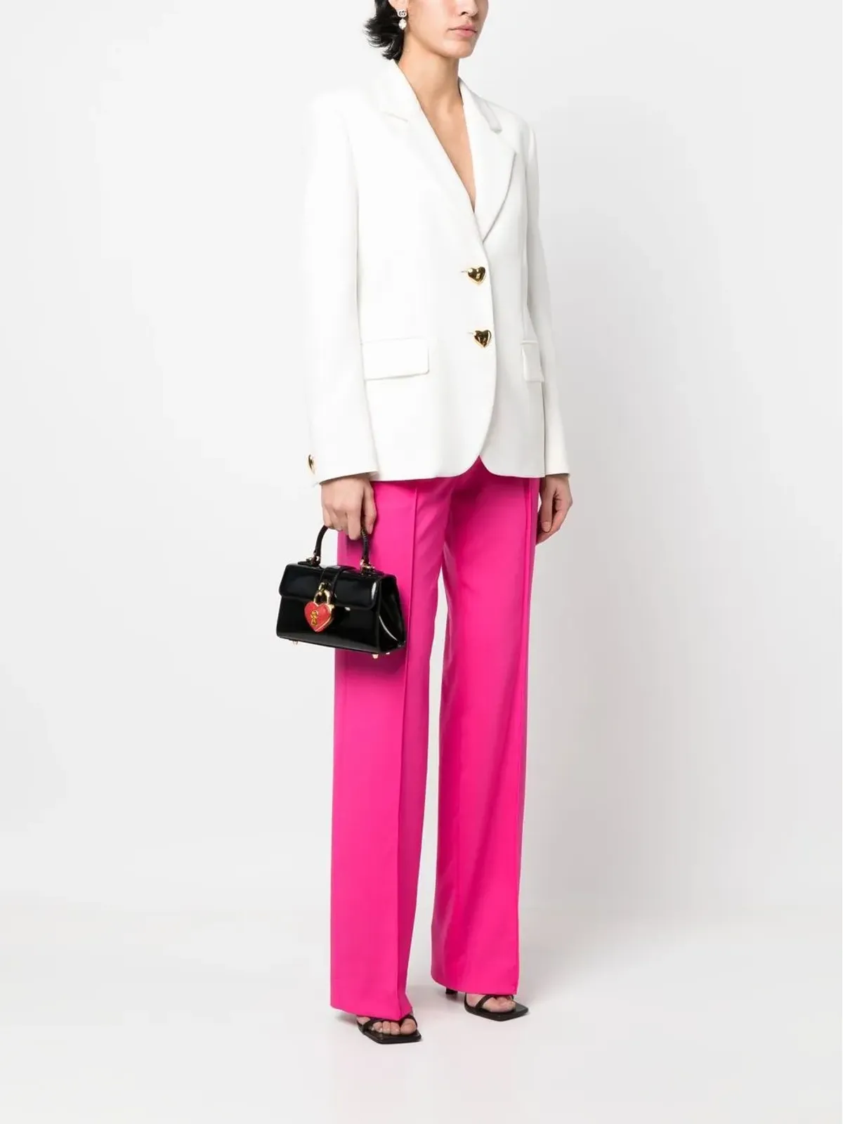 Moschino ハートロック クロスボディバッグ - 画像2