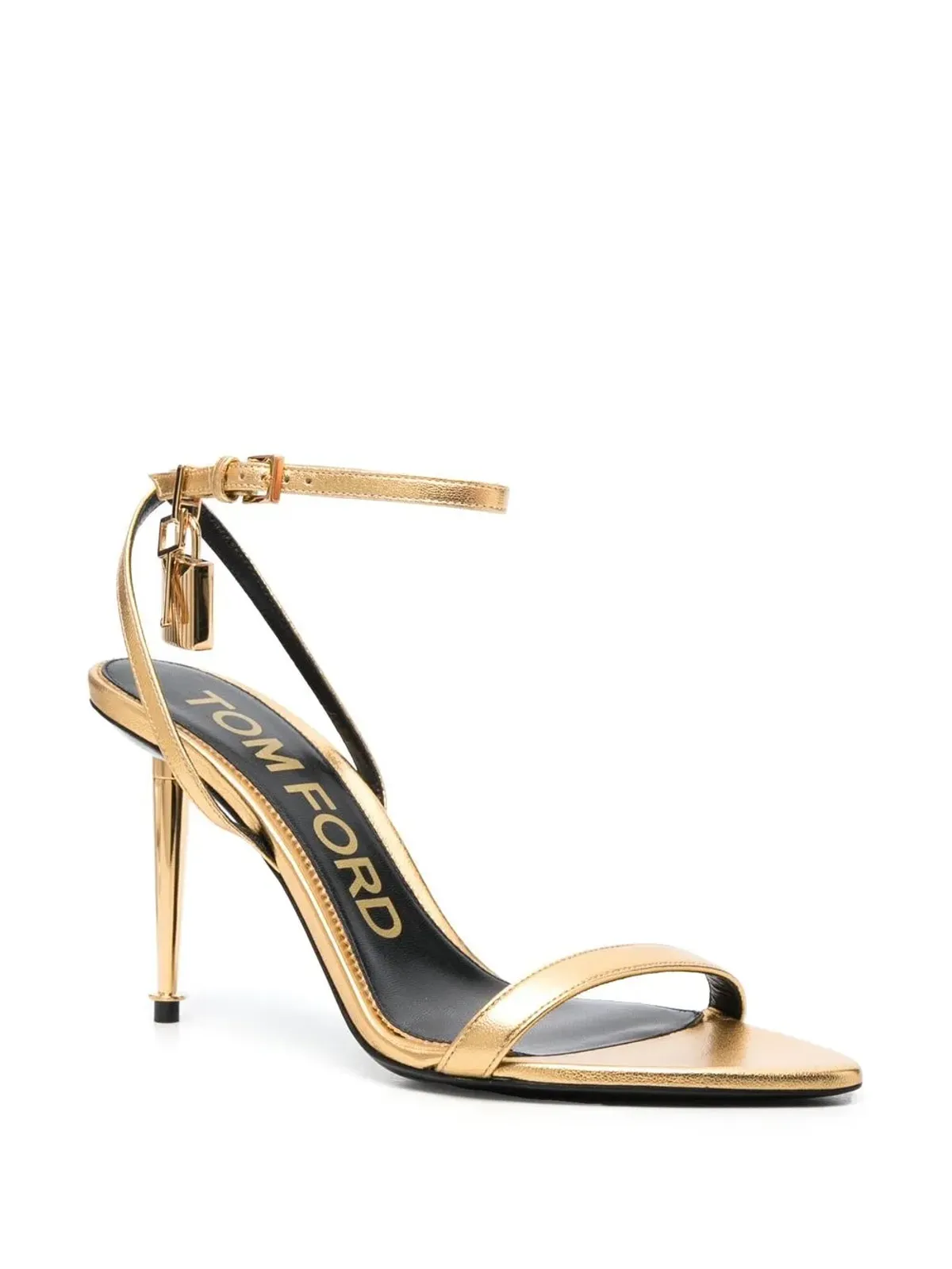 TOM FORD パドロック レザー サンダル - 画像2