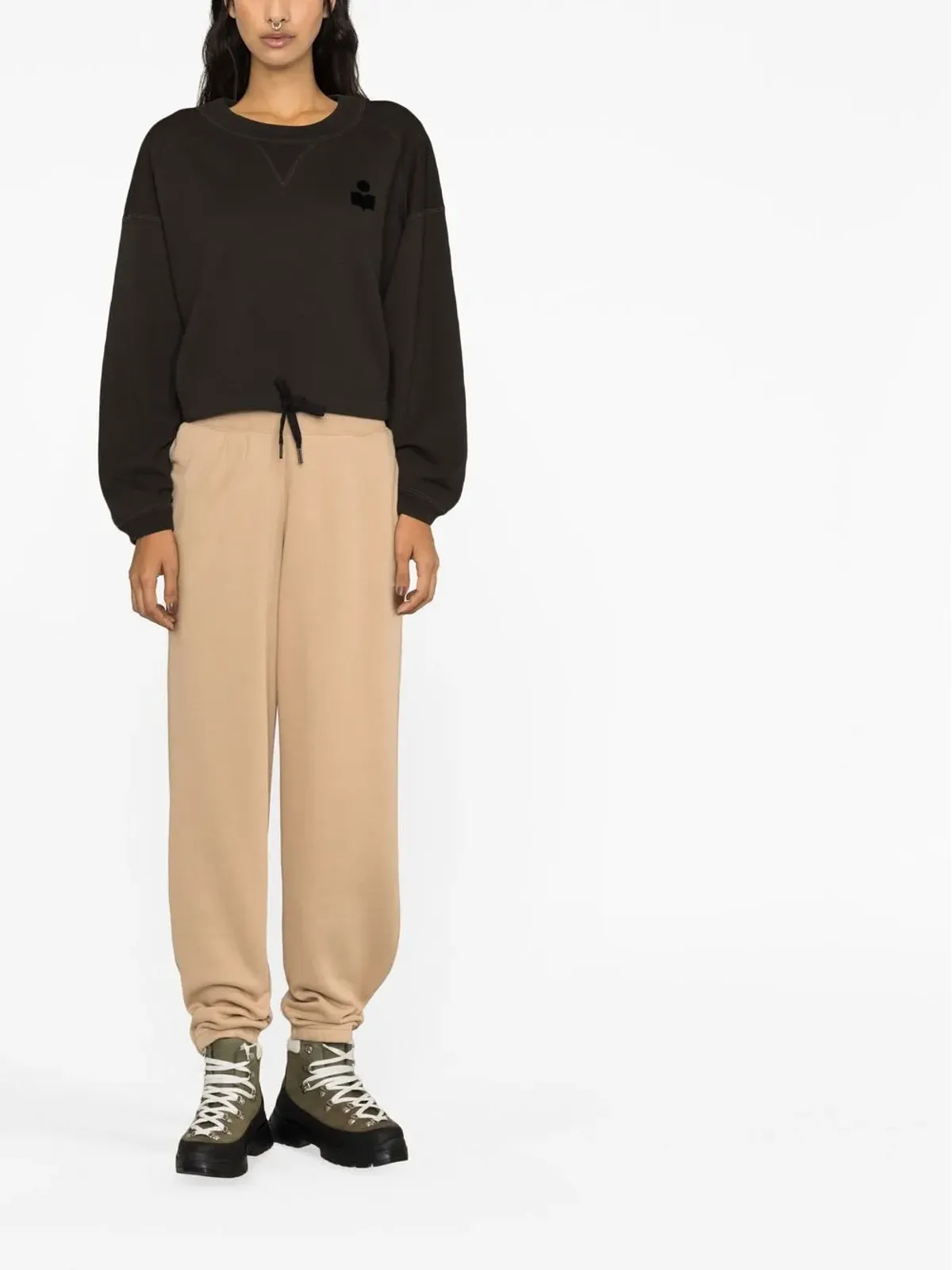 MARANT ÉTOILE マーゴ フロックドロゴ スウェットシャツ - 画像2