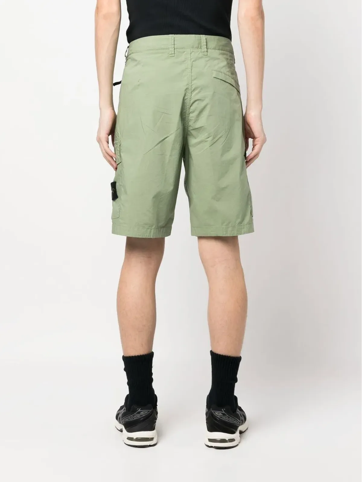 Stone Island サイドロゴパッチ Bermudaショーツ - 画像4