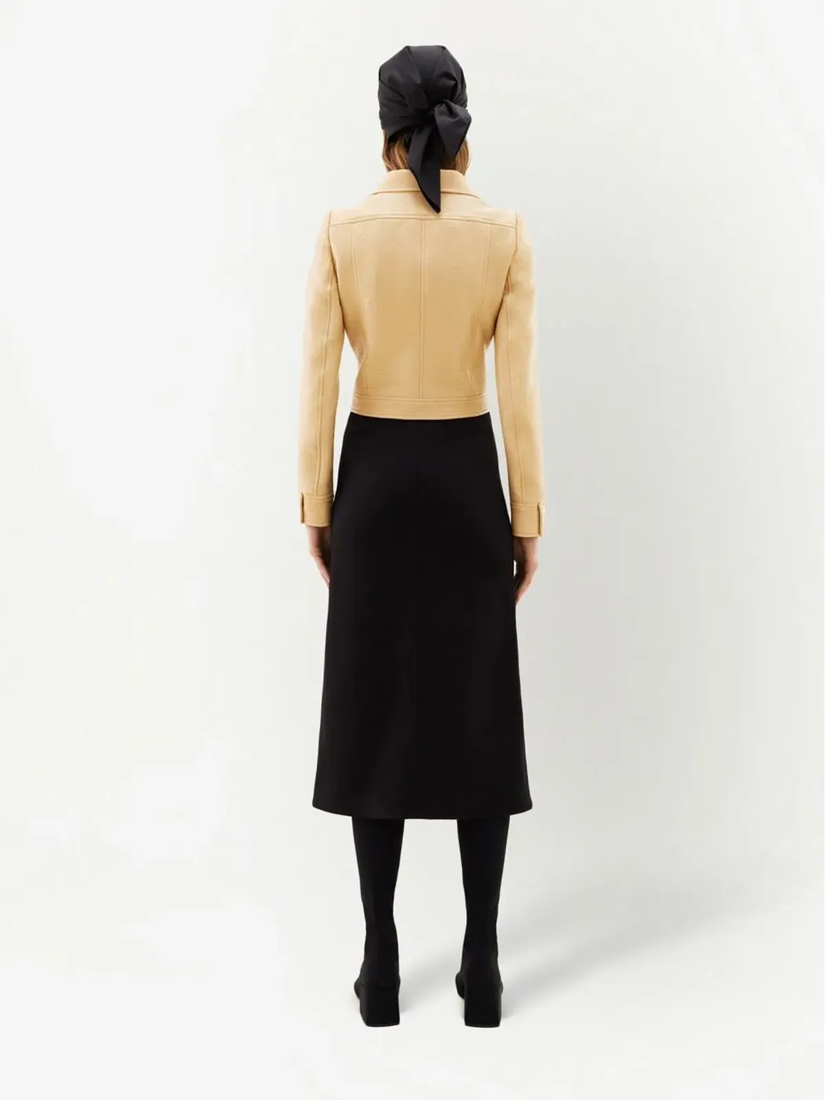 Courrèges アイコニック ロゴパッチ ボンバー ジャケット - 画像4