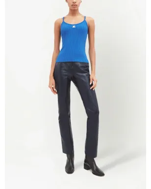 Courrèges リブニット ロゴ タンクトップ - サムネイル2