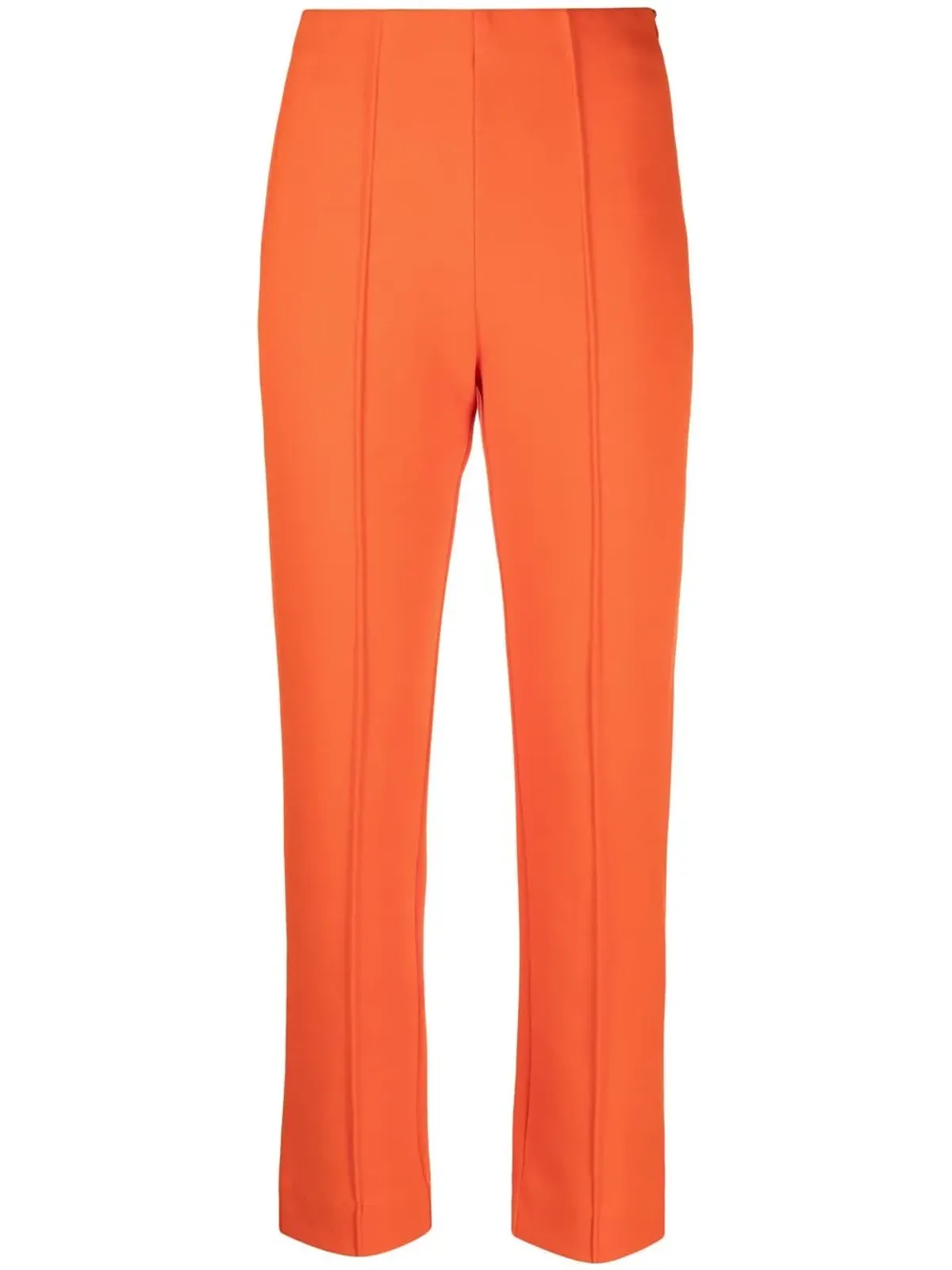 Sportmax ミッドライズ クロップドパンツ オレンジ - 画像1