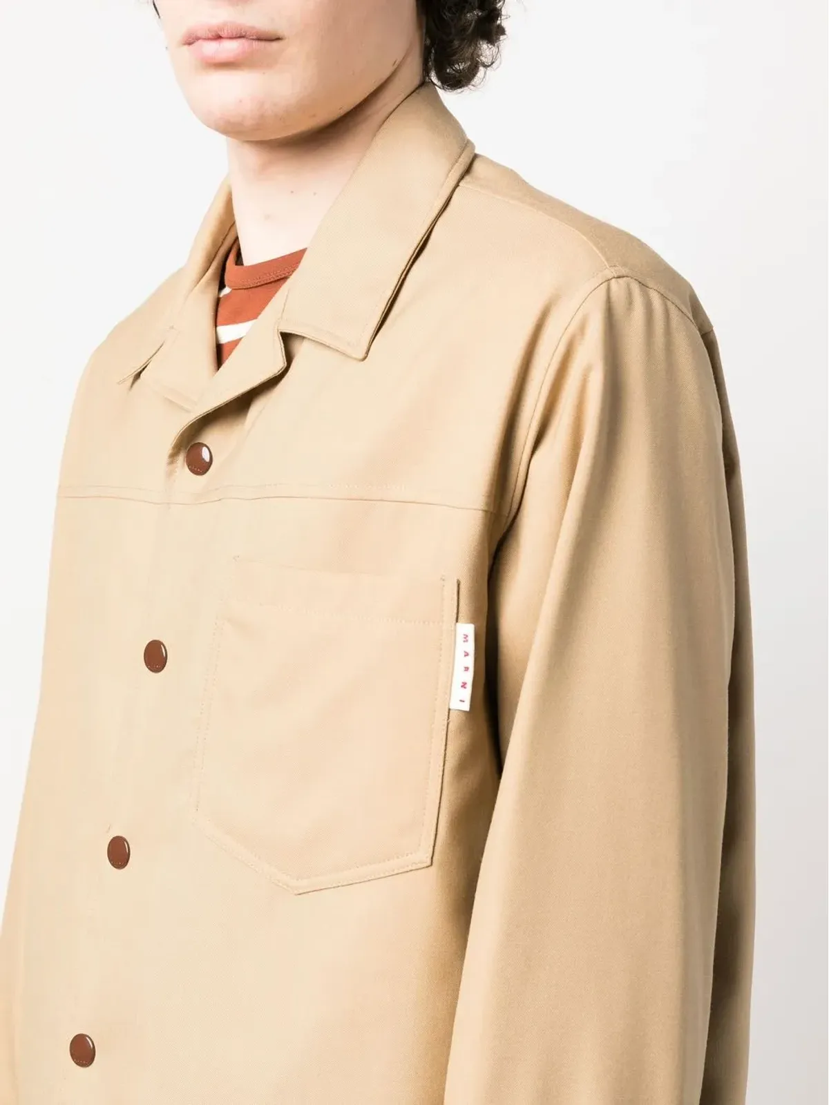 Marni ヴァージンウール シャツジャケット - 画像5