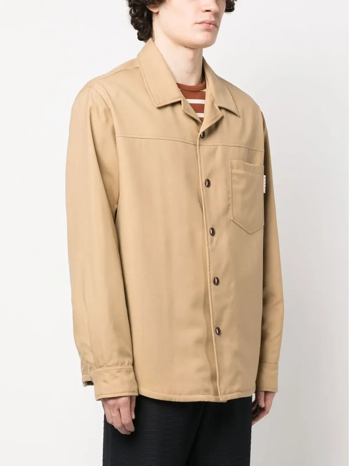 Marni ヴァージンウール シャツジャケット - 画像3