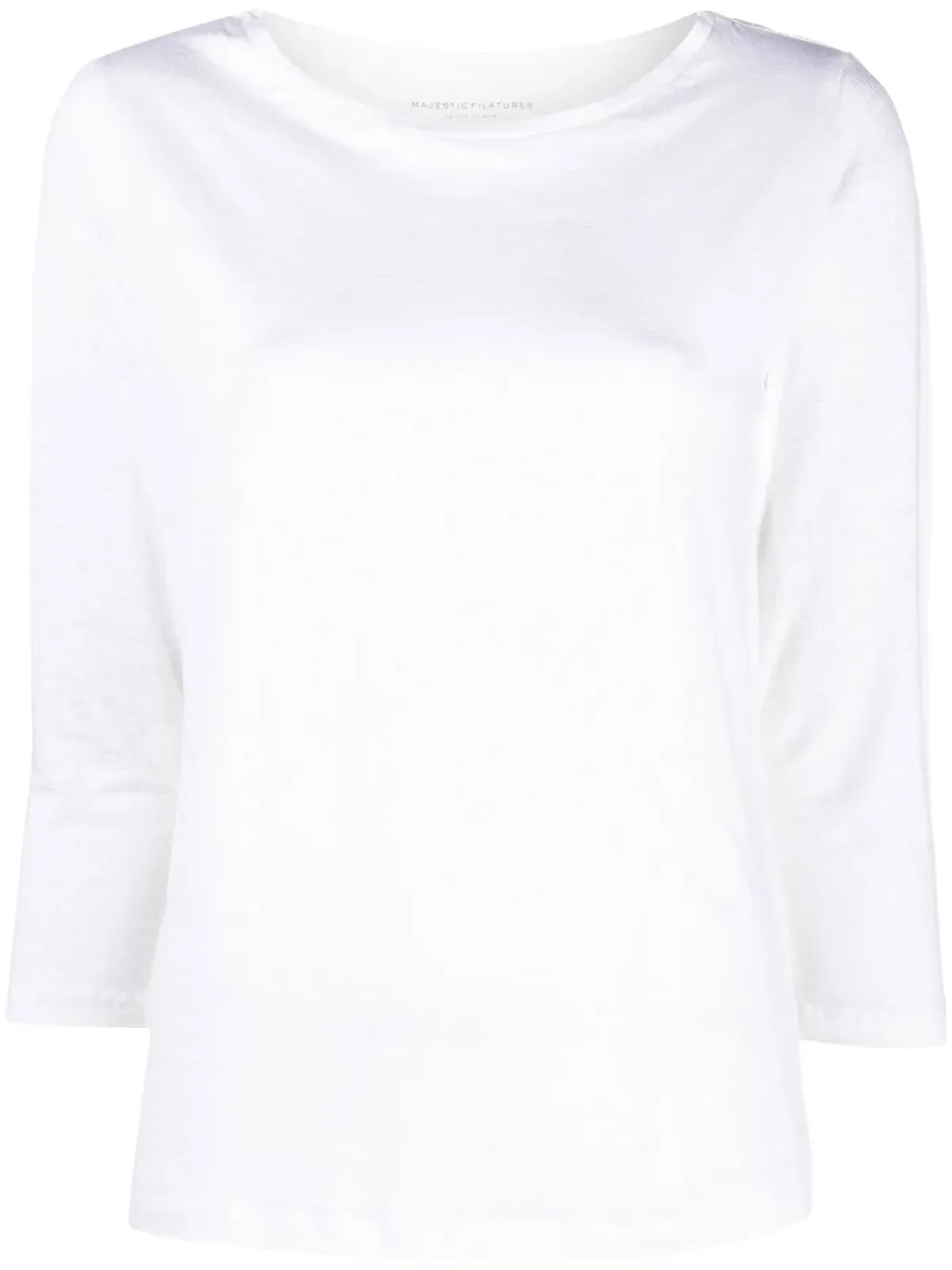 Majestic Filatures クロップスリーブTシャツ - 画像1