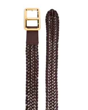 TOM FORD 編み込みレザーベルト - サムネイル2