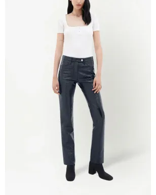 Courrèges スリムフィット ヴィニルパンツ - サムネイル2