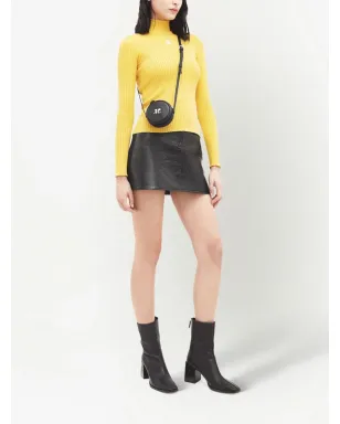 Courrèges リブ編みロゴトップ - サムネイル3