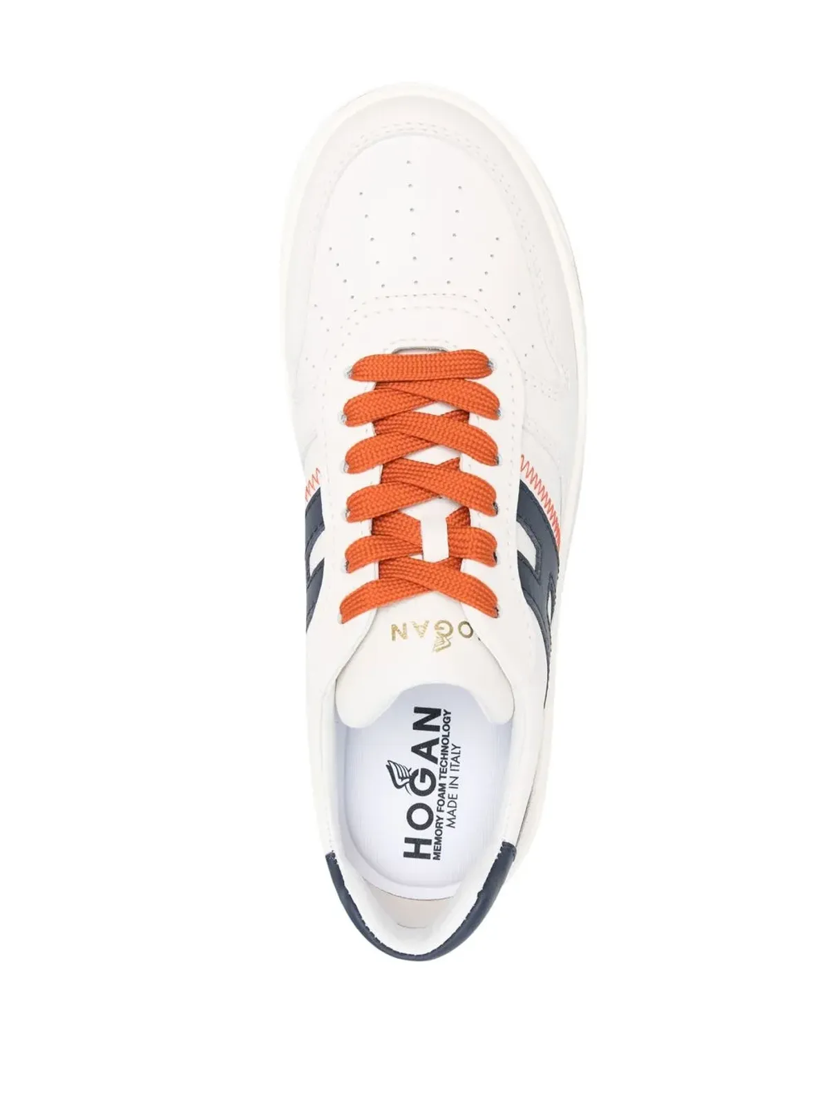 Hogan ロゴパッチ付き ローカットスニーカー - 画像4