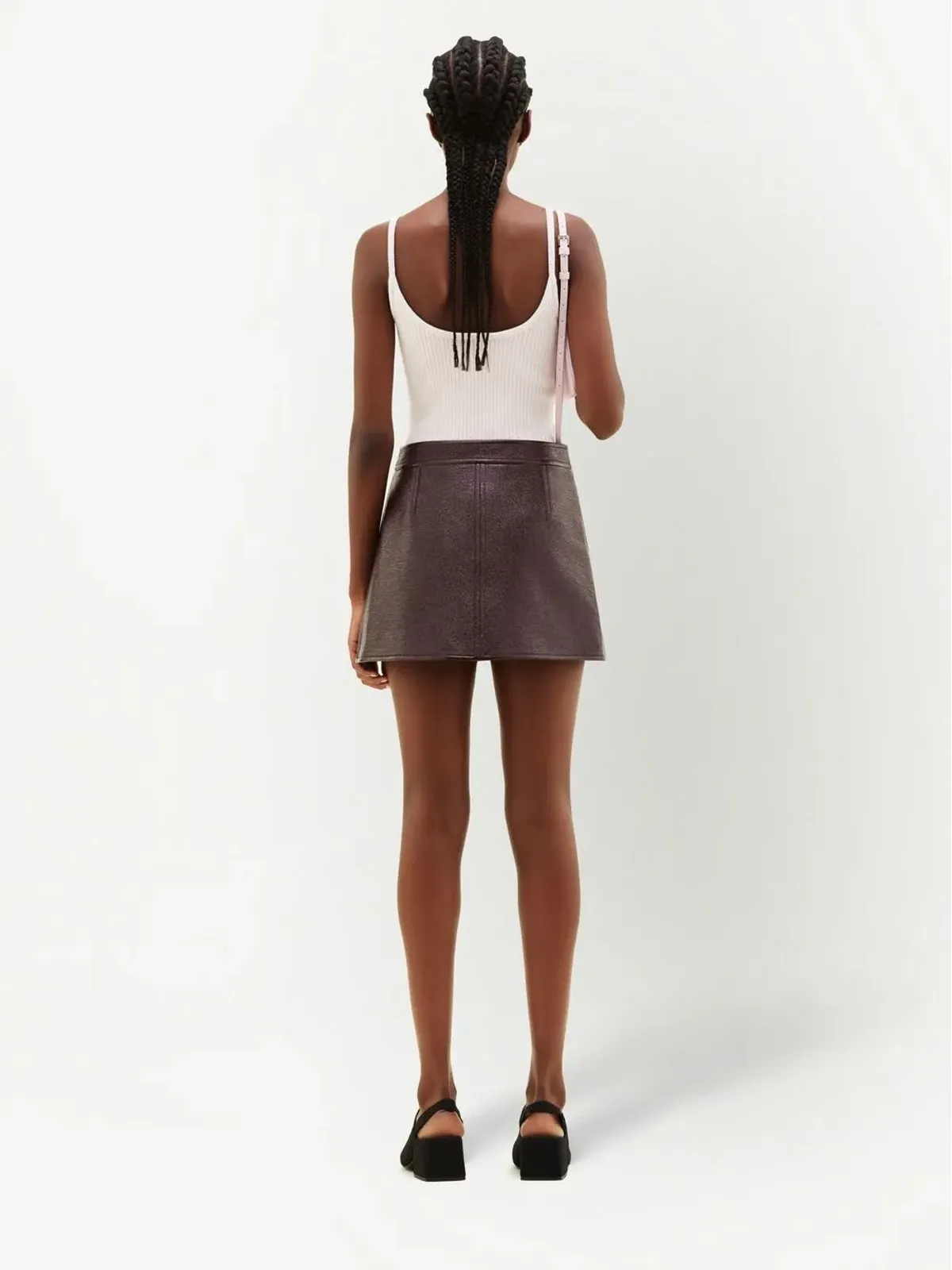 Courrèges Aラインミニスカート - 画像4