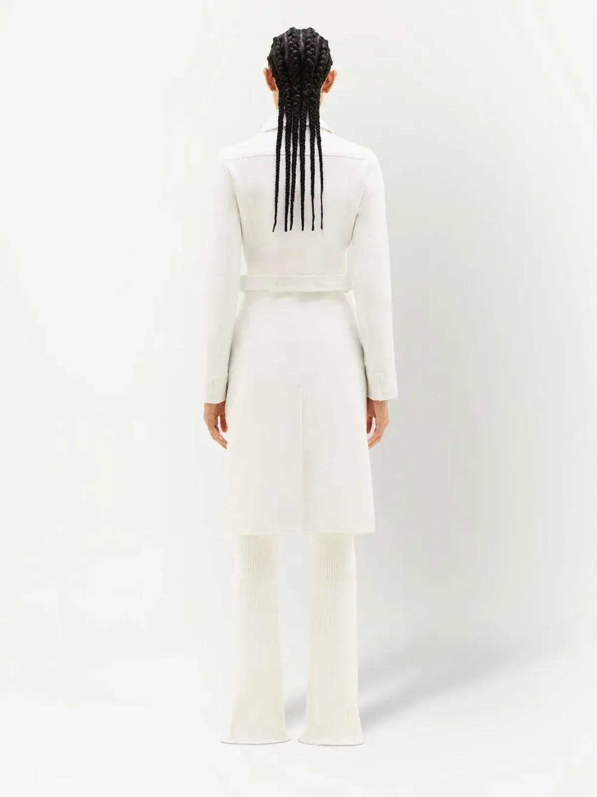 Courrèges ベルテッド トレンチコート - 画像4