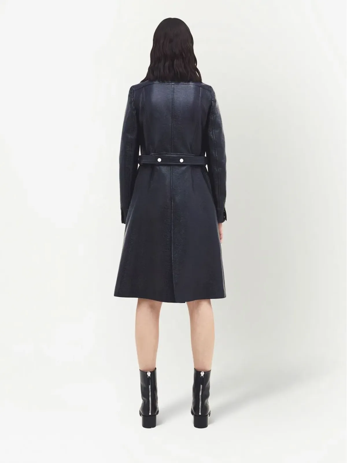 Courrèges Reedition vinyl trenchcoat - Blue - 画像4