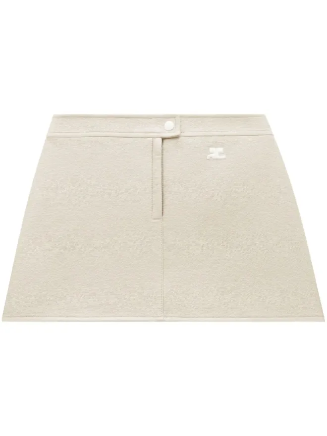 Courrèges Courrèges ロゴパッチ Aラインミニスカートの商品画像