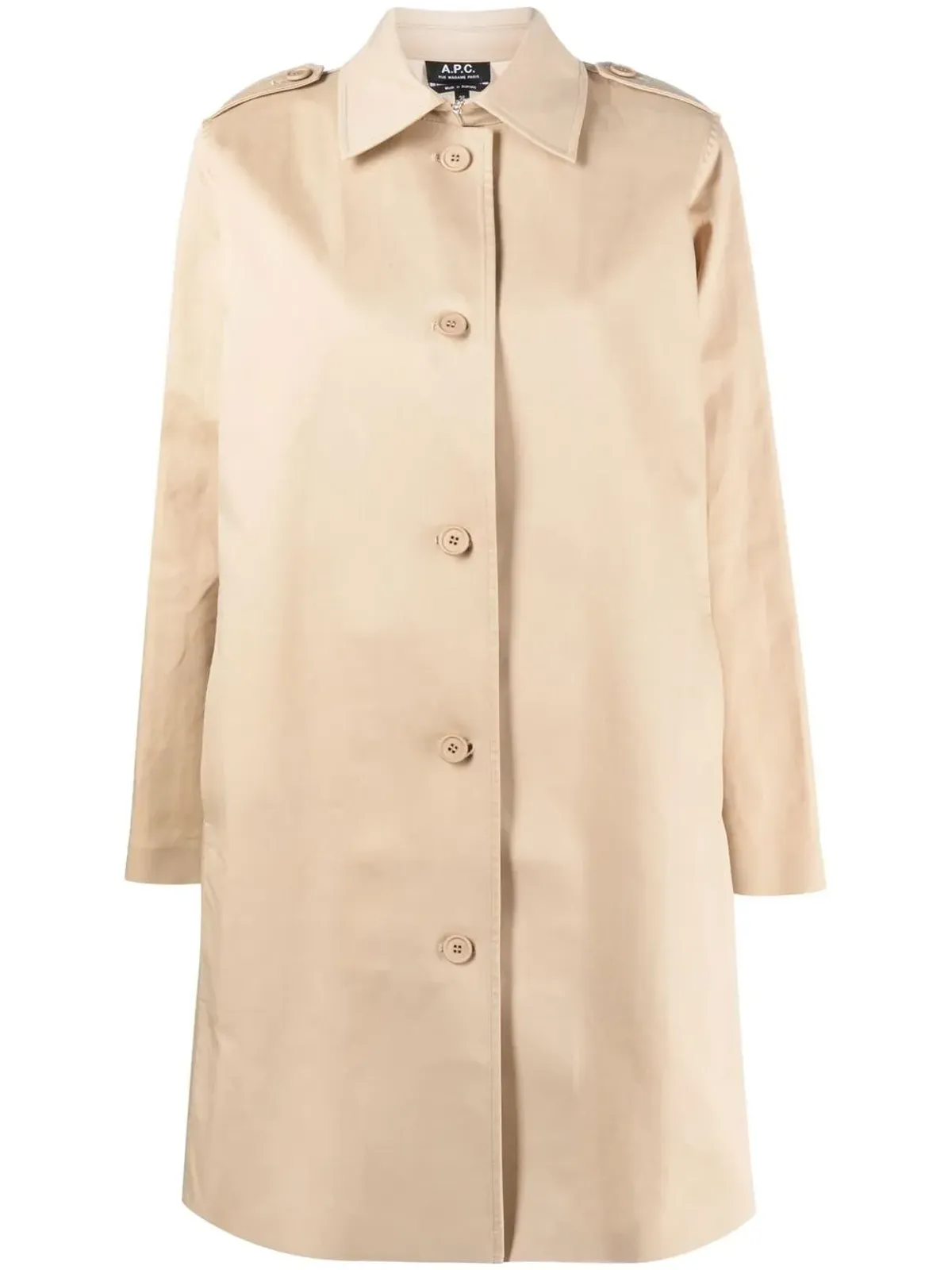 A.P.C. シングルブレスト ミディコート - 画像1