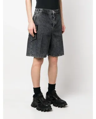 Balmain アシッドウォッシュデニムショーツ - サムネイル3