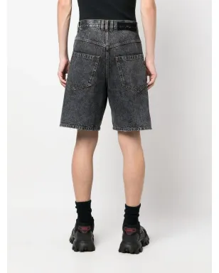 Balmain アシッドウォッシュデニムショーツ - サムネイル4