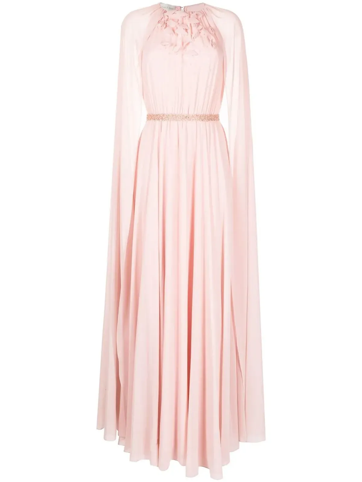 Sachin & Babi Belladonna cape gown - Pink - 画像1