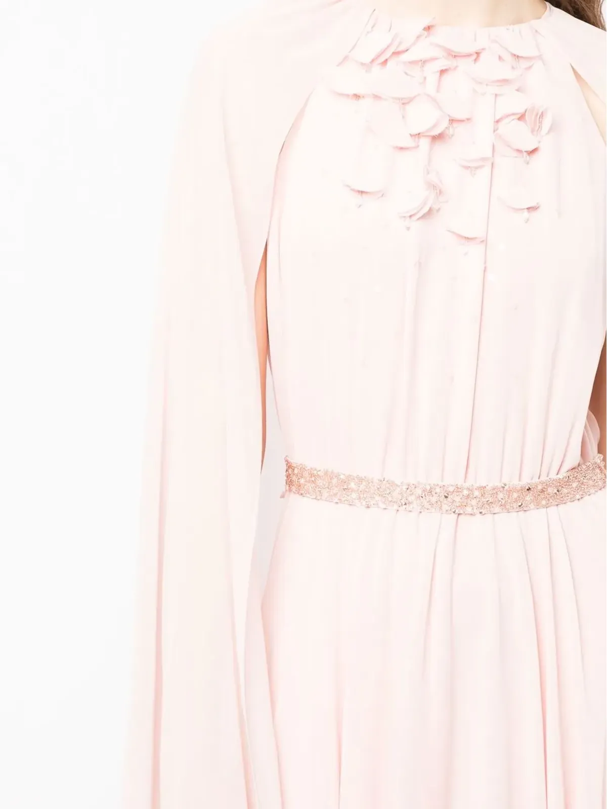 Sachin & Babi Belladonna cape gown - Pink - 画像5