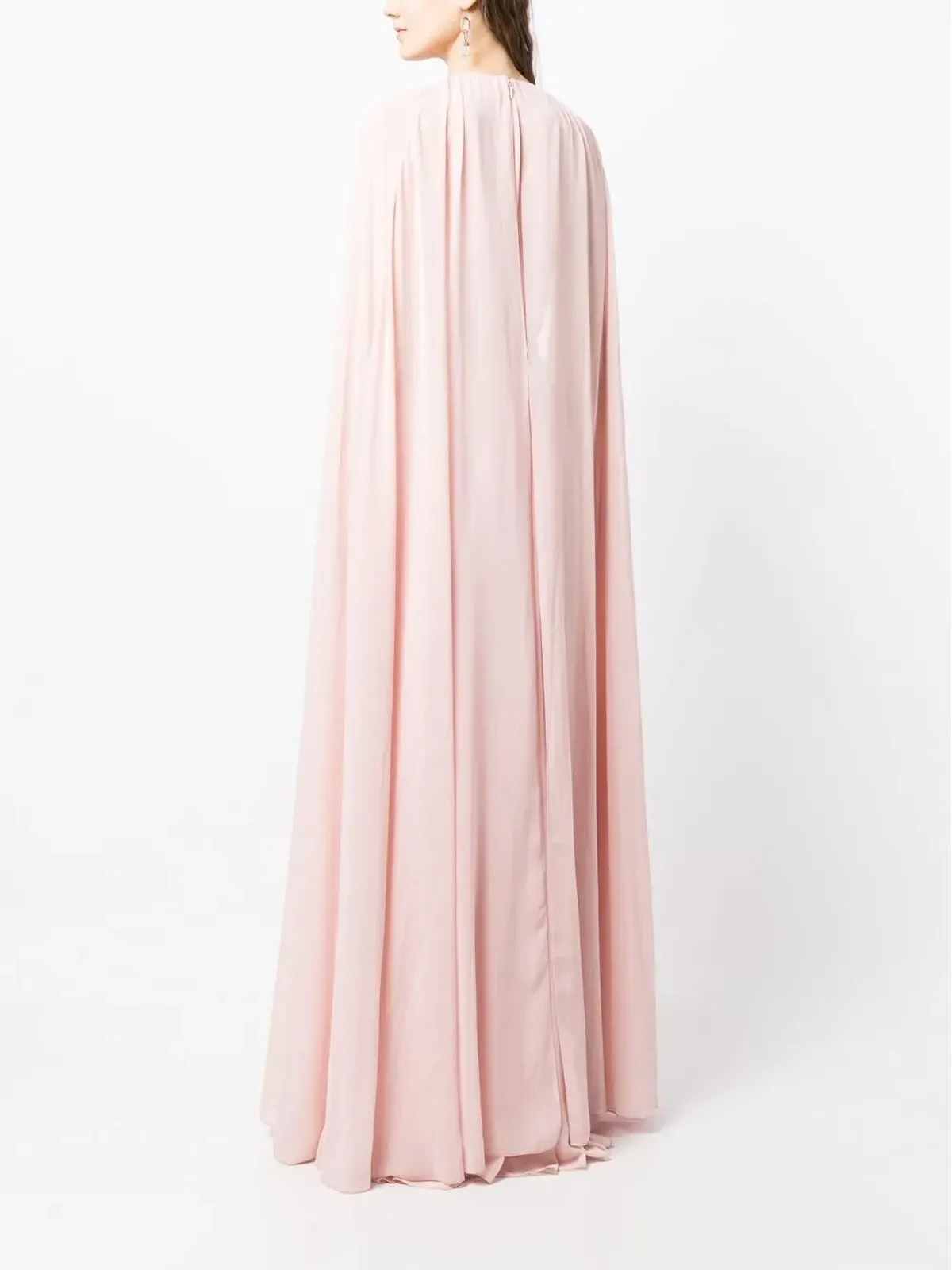 Sachin & Babi Belladonna cape gown - Pink - 画像4