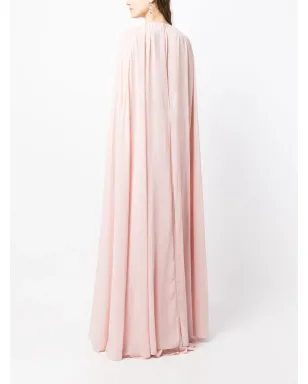 Sachin & Babi Belladonna cape gown - Pink - サムネイル4